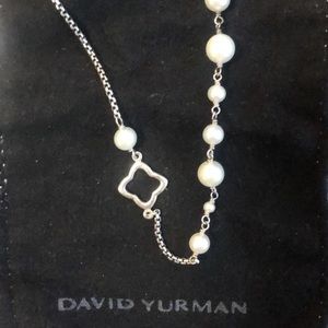 David Yurman- Bijoux Chain Necklace with Pearls